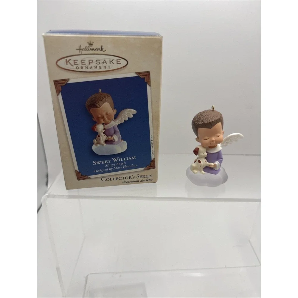 Lot of 5~Hallmark Keepsake~Mary's Angel Ornaments~1997, 2001-2003, 2007